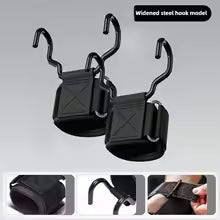 Weight Lifting Hook Grips With Wrist Wraps Hand-Bar Wrist Strap Gym Fitness Hook Weight Strap Pull-Ups Power Lifting Gloves
