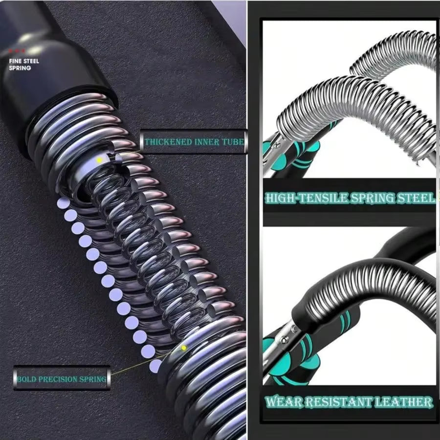 Adjustable Shaker Twister Arm Trainer, Chest & Forearm Workout Equipment, Home Fitness Strengthener